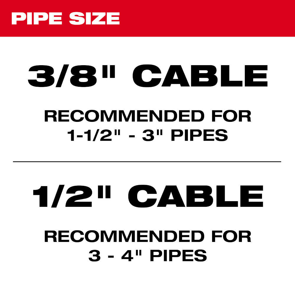 1/2inch x 75' Inner Core Drum Cable 48-53-2778