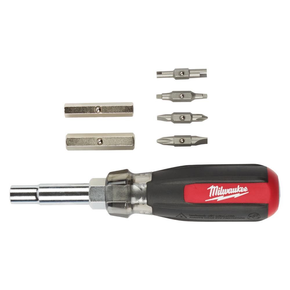 13-in-1 Cushion Grip Screwdriver with Schrader Bit 48-22-2881