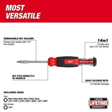 14-in-1 Hex Multi-Bit Screwdriver 48-22-2908