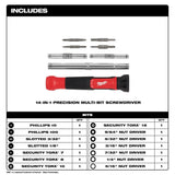 14-in-1 Precision Multi-Bit Screwdriver 48-22-2933