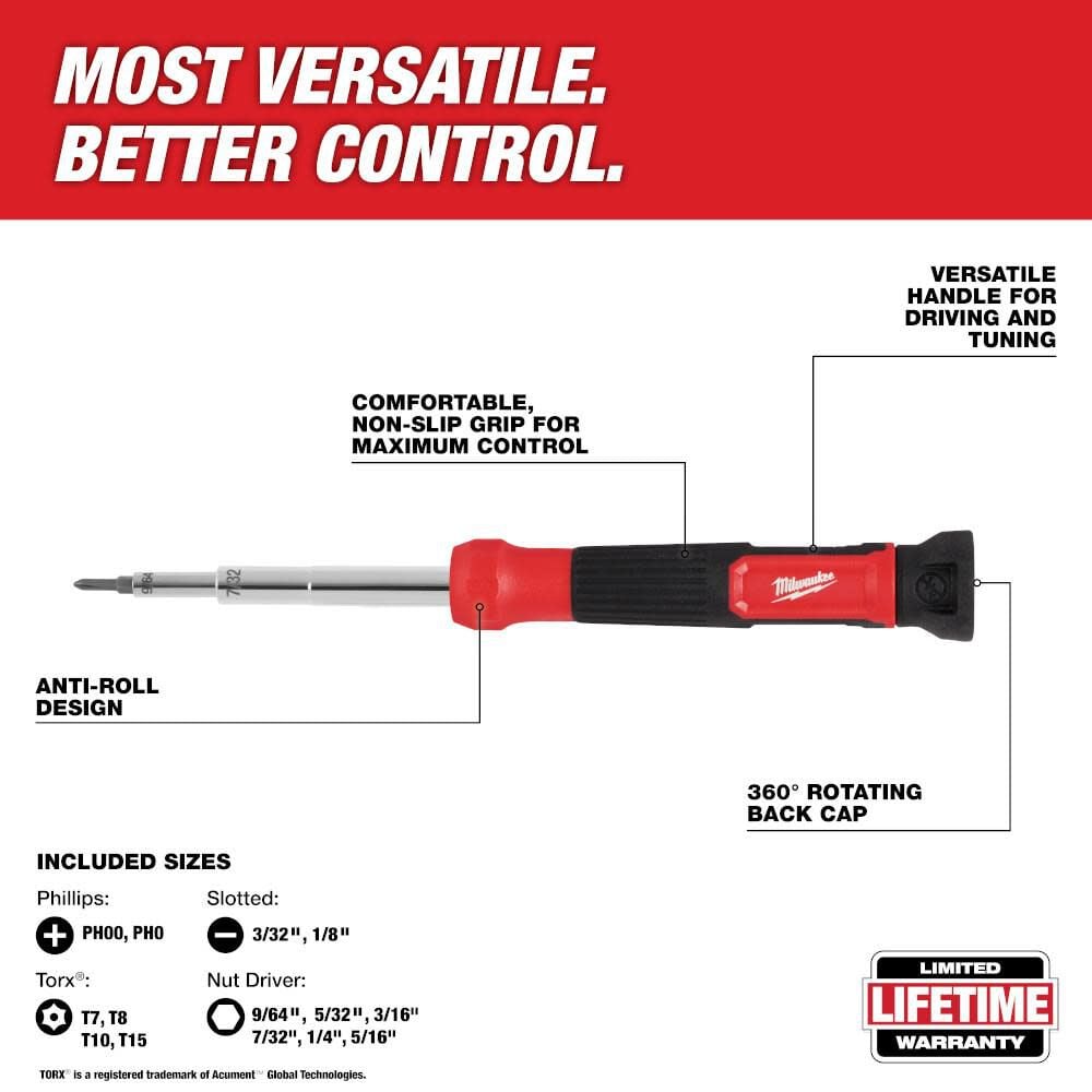 14-in-1 Precision Multi-Bit Screwdriver 48-22-2933