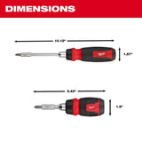 14-in-1 Ratcheting Multi-Bit and 8-in-1 Ratcheting Compact Multi-bit Screwdriver Set 2pc 48-22-2905