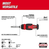 14-in-1 Ratcheting Multi-Bit and 8-in-1 Ratcheting Compact Multi-bit Screwdriver Set 2pc 48-22-2905