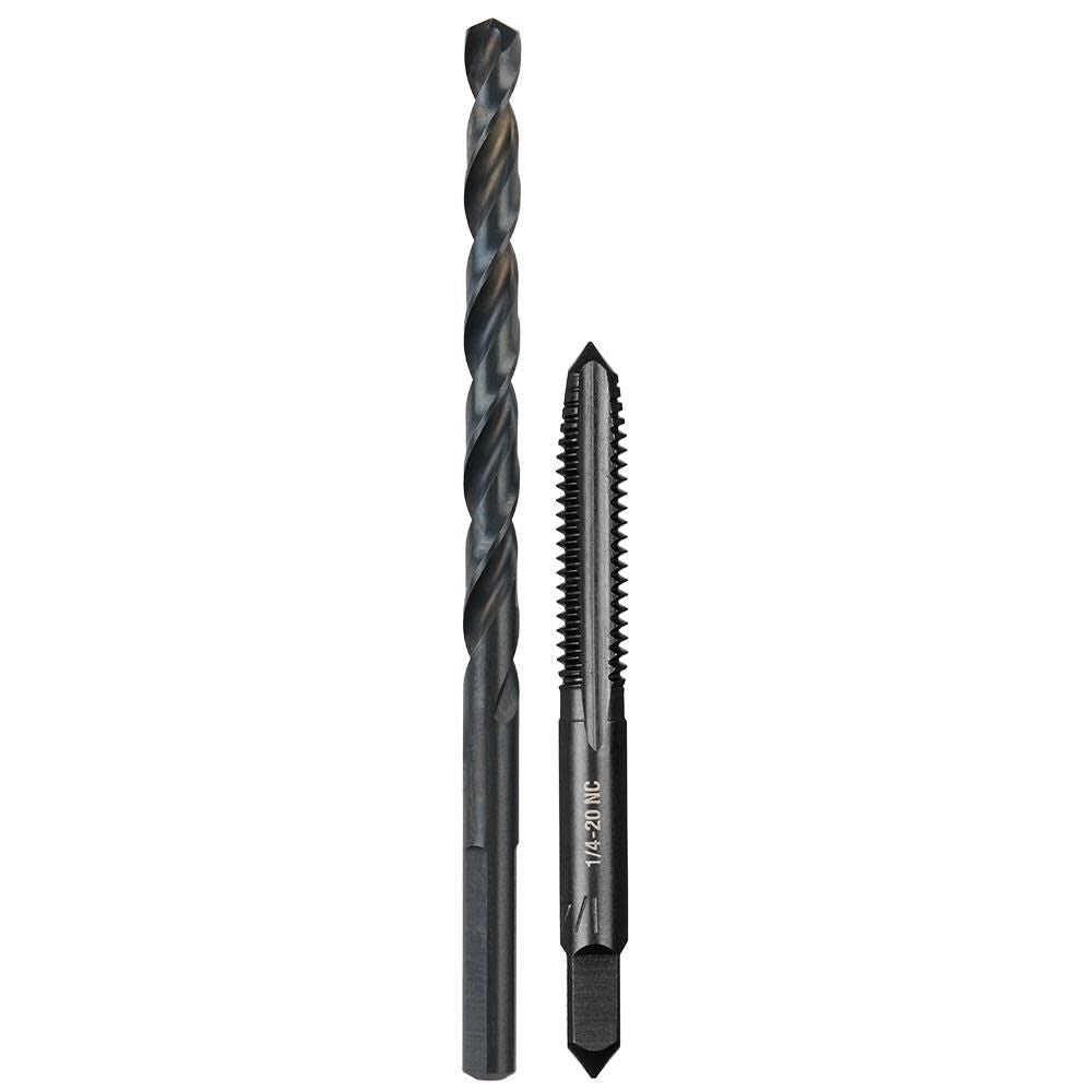 1/4 in -20 NC Straight Flute Plug Tap & #7 Drill Bit 49-57-5534