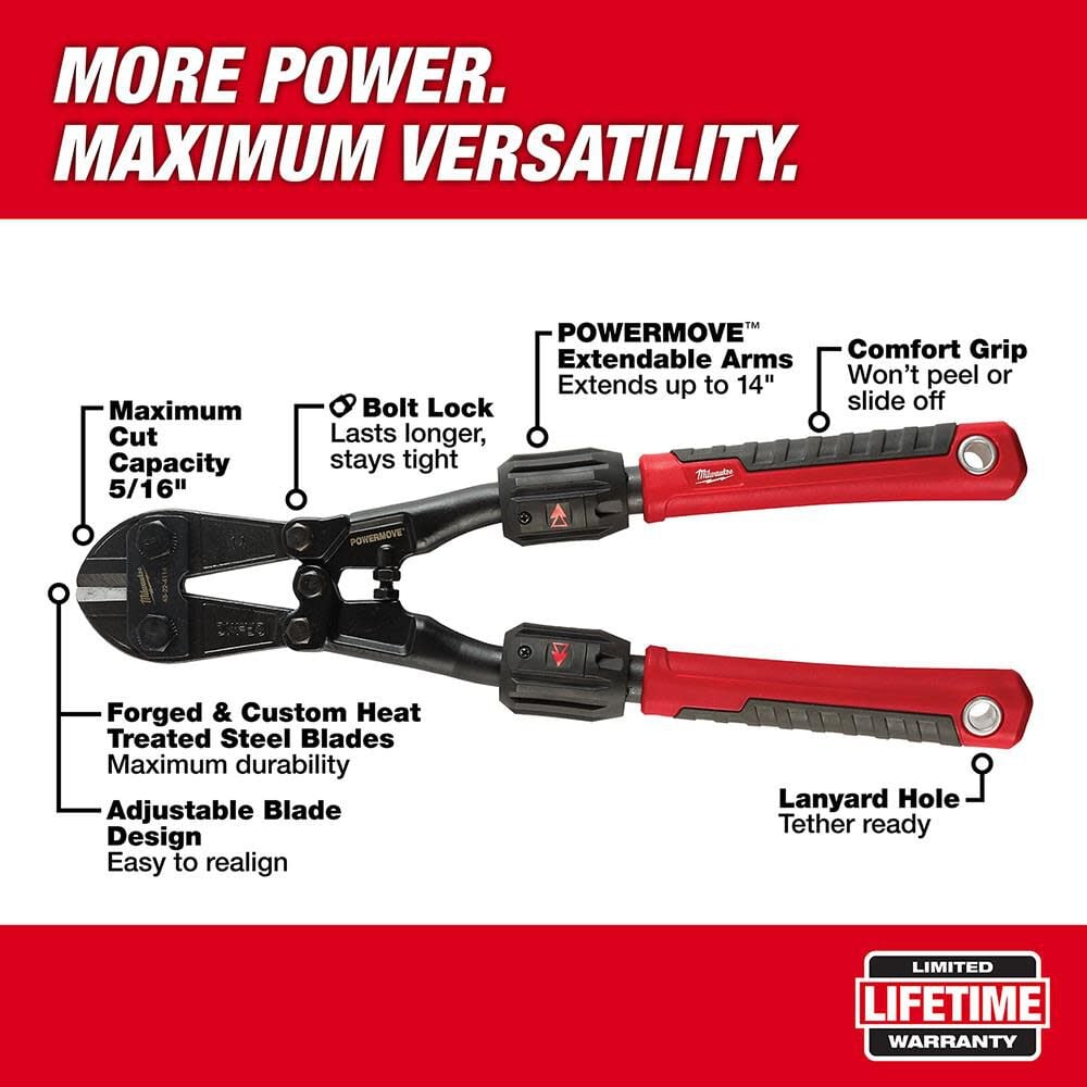 14 in. Adaptable Bolt Cutter with POWERMOVE 48-22-4114