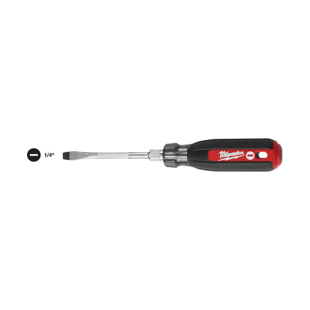 1/4 in. Slotted - 4 in. Cushion Grip Screwdriver 48-22-2821