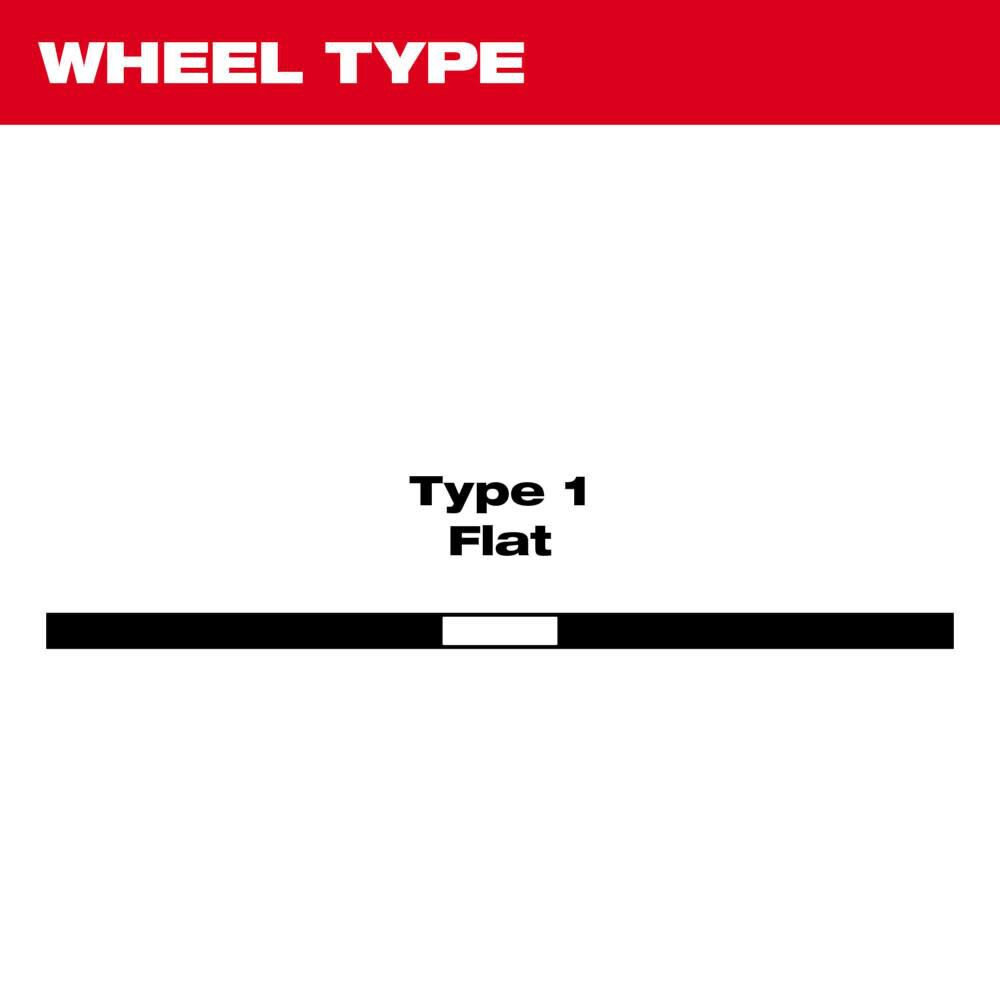 14 in. x 3/32 in. x 1 in. Cut-Off Wheel (Type 1) 49-94-1415