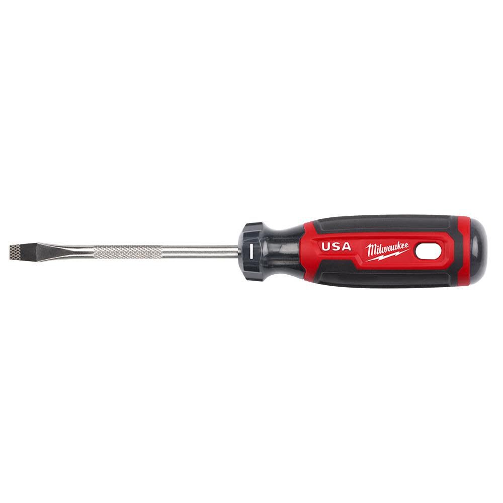 1/4inch Slotted 4inch Cushion Grip Screwdriver (USA) MT206