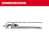 14L Aluminum Pipe Wrench with POWERLENGTH Handle 48-22-7215