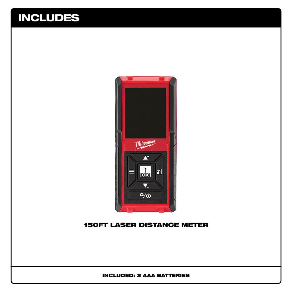 150 Ft. Laser Distance Meter 48-22-9802