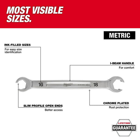 15mm X 17mm Double End Flare Nut Wrench 45-96-8353