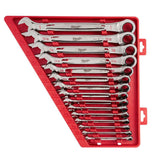 15pc Ratcheting Combination Wrench Set - SAE 48-22-9416