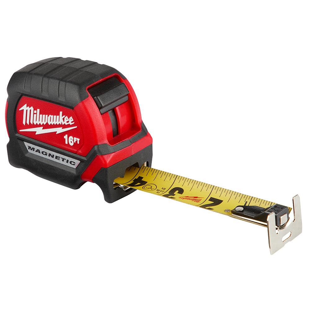 16Ft Compact Magnetic Tape Measure 48-22-0316