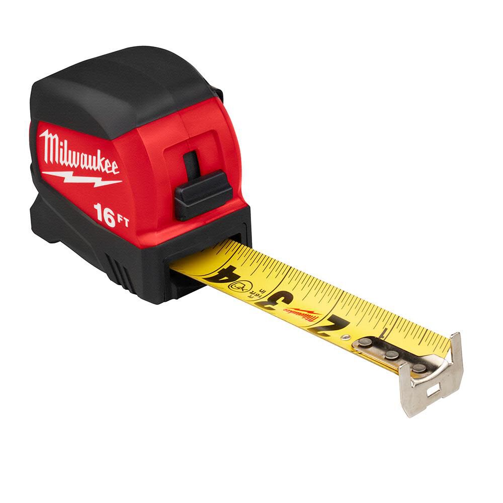 16Ft Compact Wide Blade Tape Measure 48-22-0416