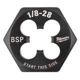 1/8 in -28 BSP 1-Inch Hex Threading Die 49-57-5390