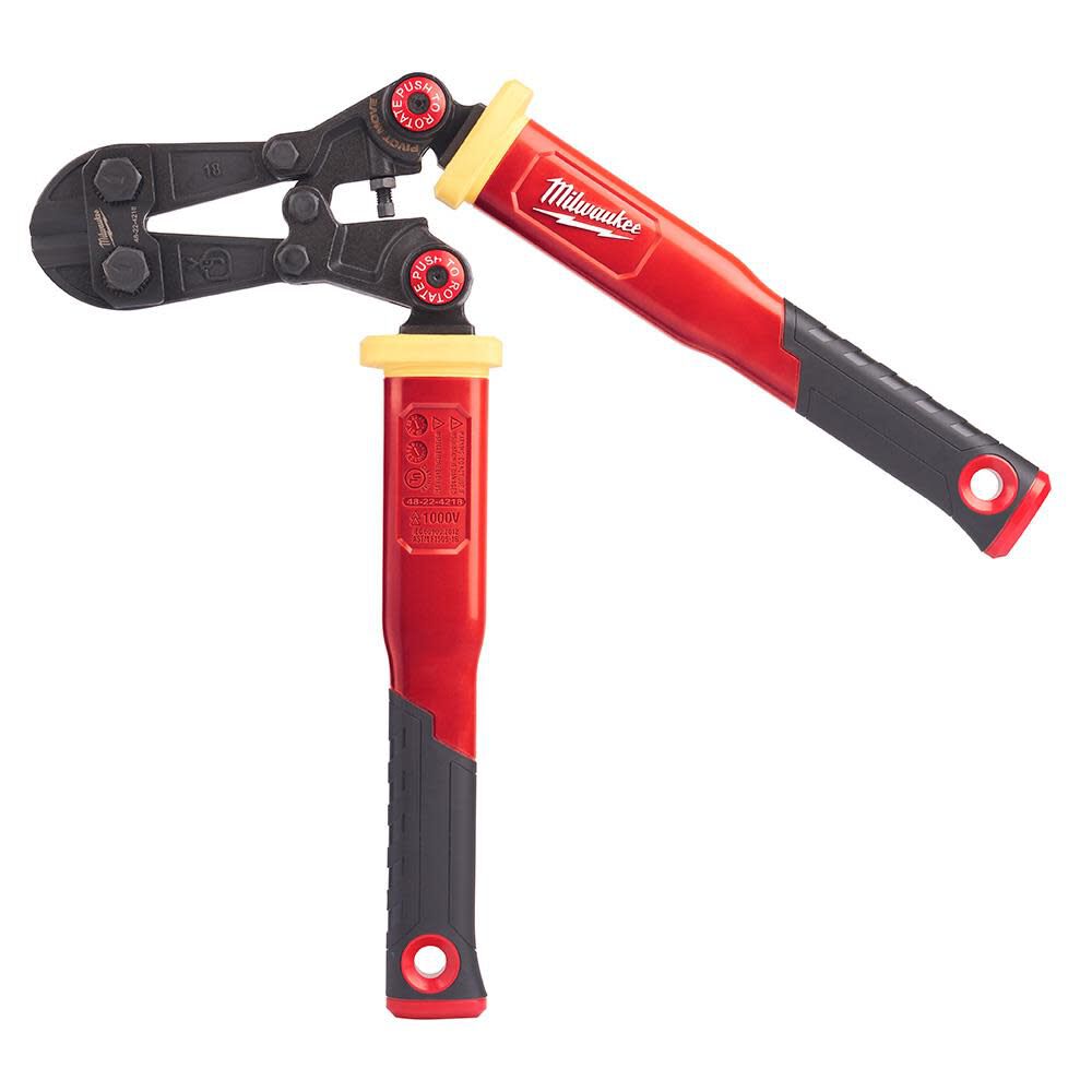 18 in. Fiberglass Bolt Cutter with PIVOTMOVE Rotating Handles 48-22-4218