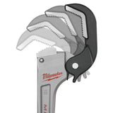 18in Aluminum Self-Adjusting Pipe Wrench 48-22-7418