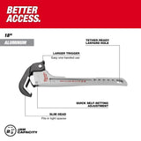 18in Aluminum Self-Adjusting Pipe Wrench 48-22-7418