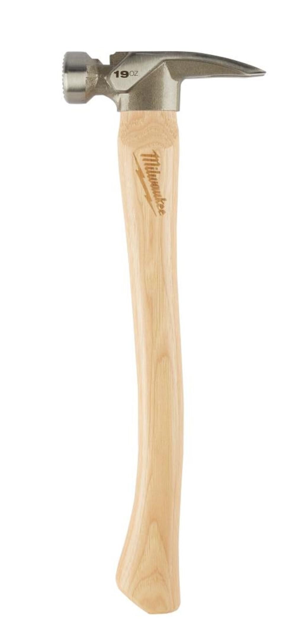 19oz Milled Face Hickory Wood Framing Hammer 48-22-9419