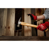 19oz Milled Face Hickory Wood Framing Hammer 48-22-9419