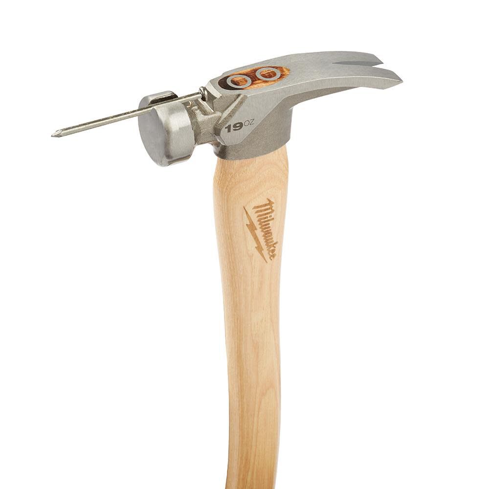 19oz Smooth Face Hickory Wood Framing Hammer 48-22-9519