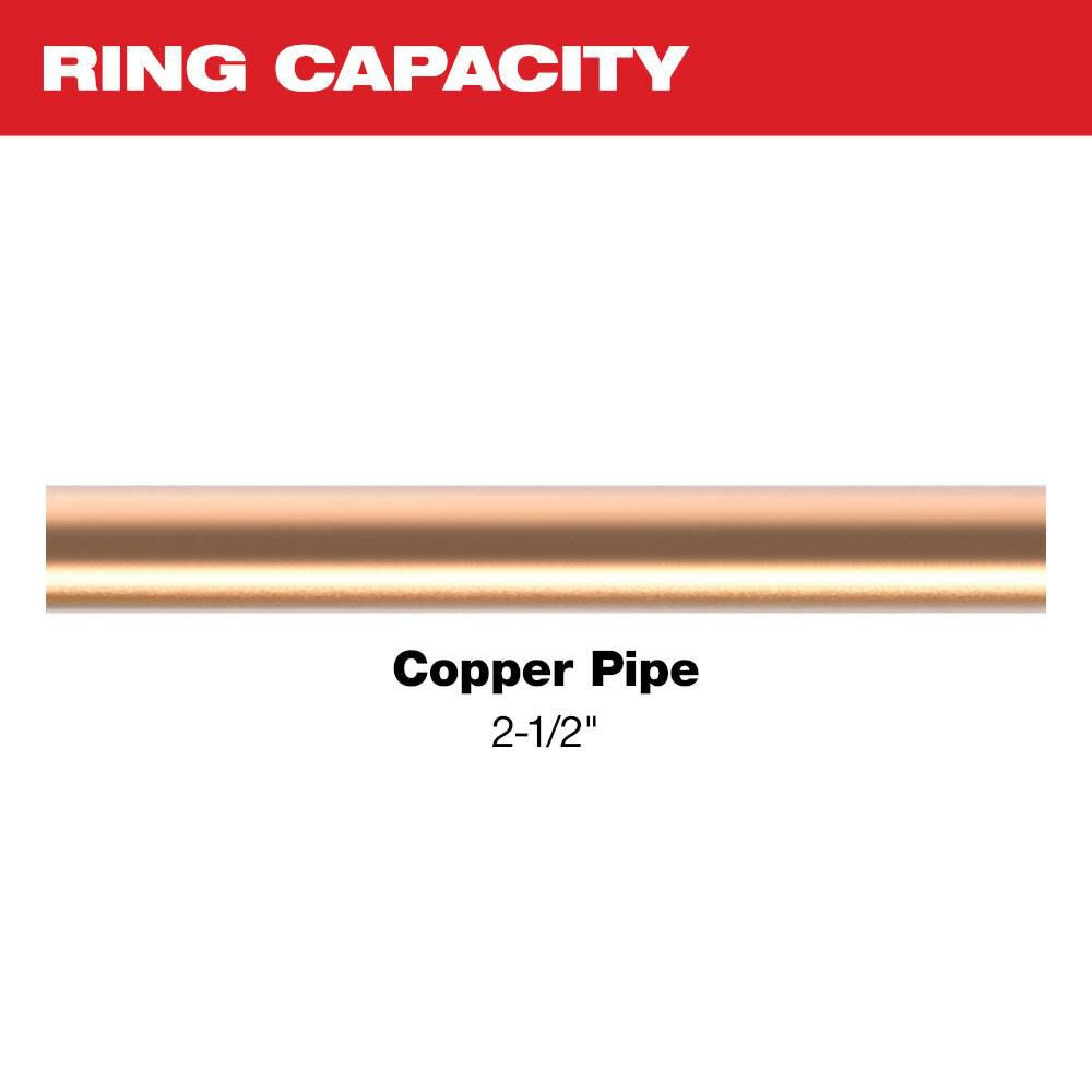 2-1/2 Inch NIBCO Press Ring for M18 FORCE LOGIC Long Throw Press Tool 49-16-2656NX