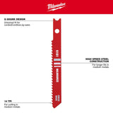 2-3/4 in. 14 TPI High Speed Steel Jig Saw Blade 5PK 48-42-0101