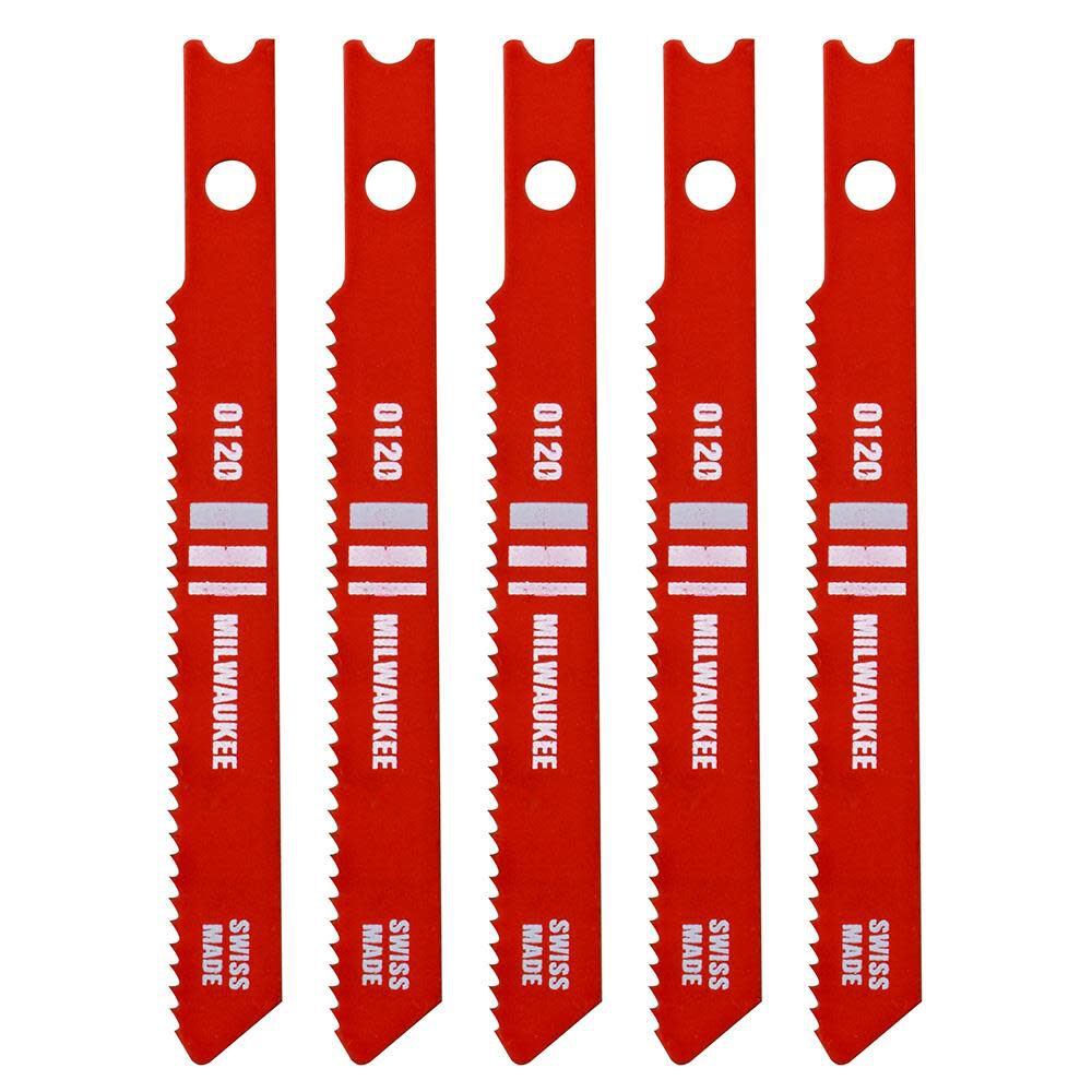 2-3/4 in. 18 TPI High Speed Steel Jig Saw Blade 5PK 48-42-0120