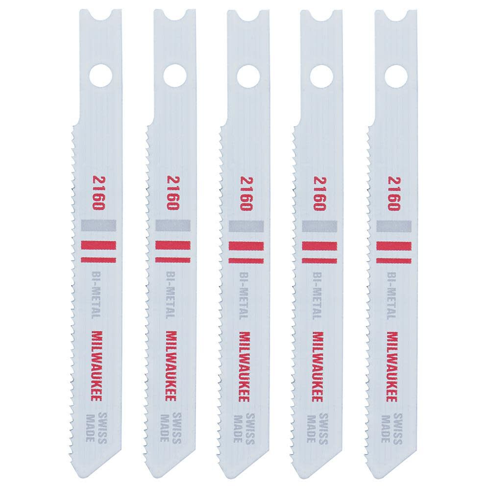 2-3/4 in. 24 TPI Bi-Metal Jig Saw Blades 5PK 48-42-2160