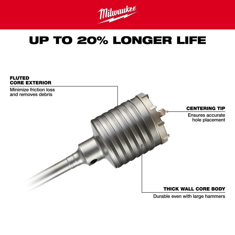 2-5/8 in. x 22 in. SDS-Max Core Bit 48-20-5414