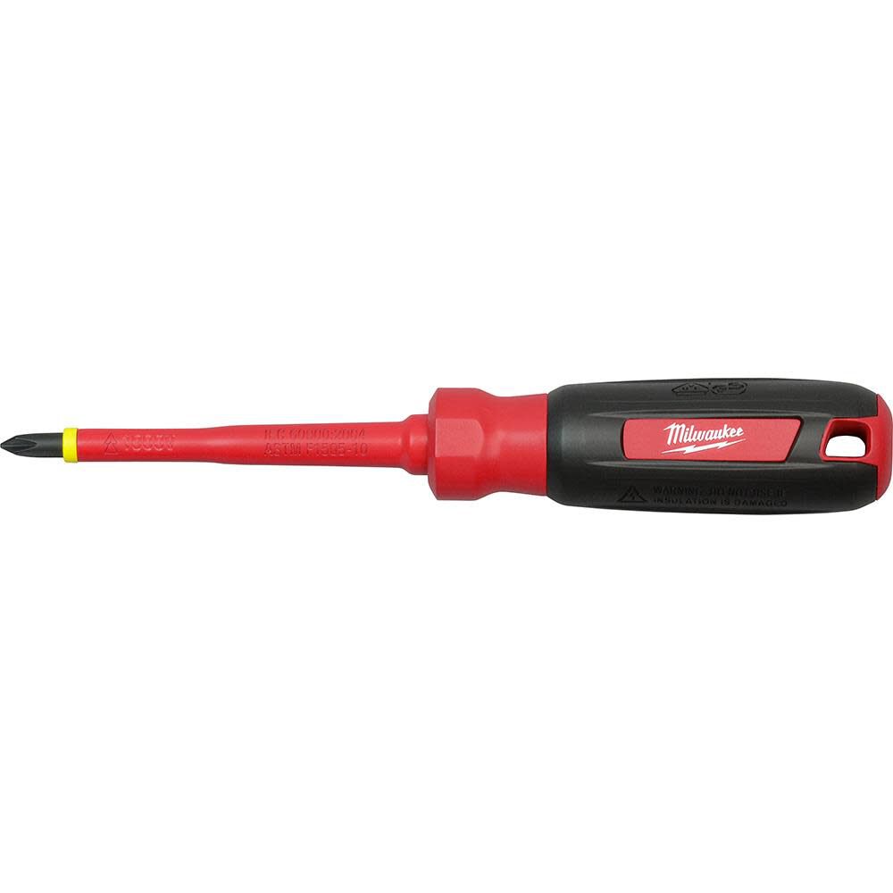 #2 Phillips - 4 in. 1000 V Insulated Screwdriver 48-22-2212