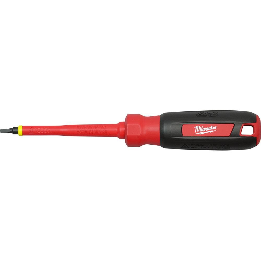 #2 Square - 4 in. 1000 V Insulated Screwdriver 48-22-2252