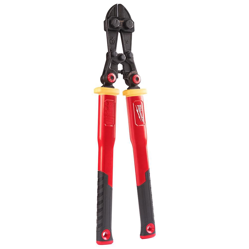 24 in. Fiberglass Bolt Cutters with PIVOTMOVE Rotating Handles 48-22-4224