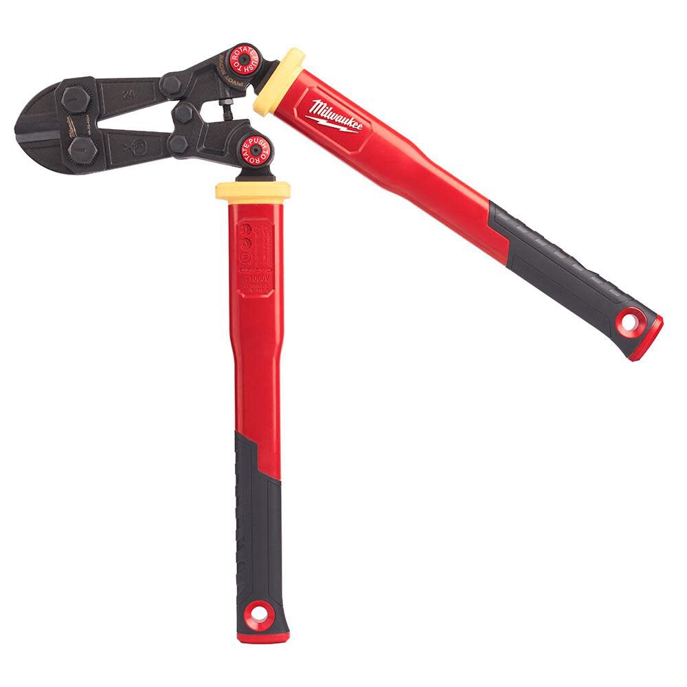 24 in. Fiberglass Bolt Cutters with PIVOTMOVE Rotating Handles 48-22-4224