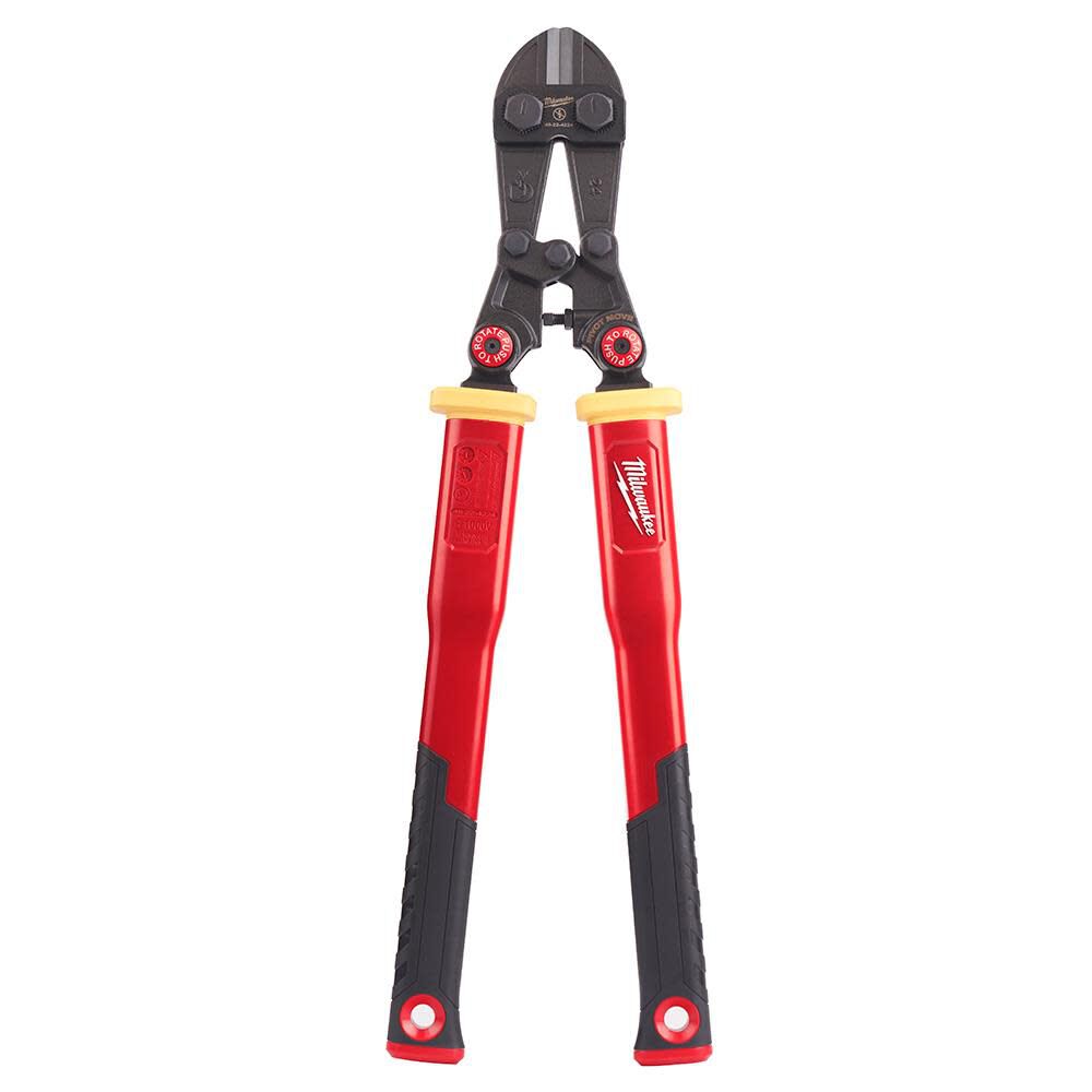 24 in. Fiberglass Bolt Cutters with PIVOTMOVE Rotating Handles 48-22-4224