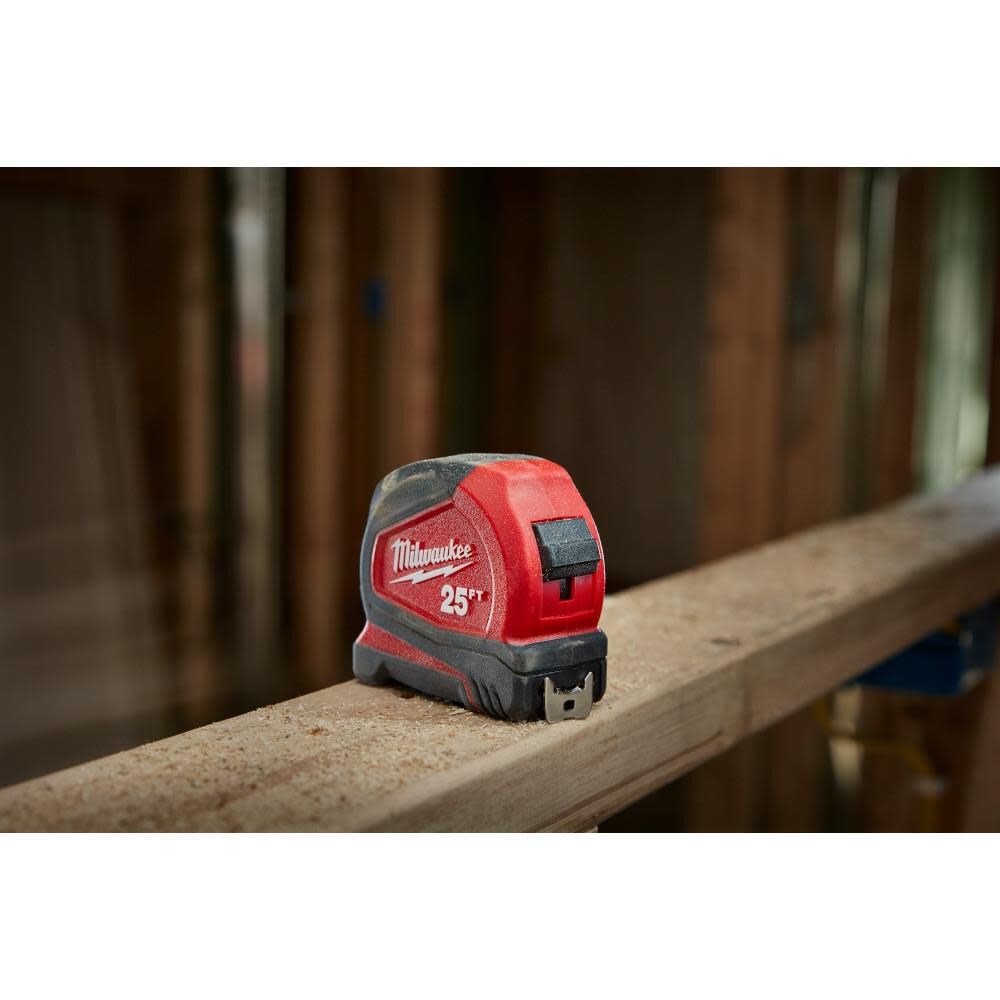 25' Compact Tape Measure with Engineer Scale 48-22-6625E