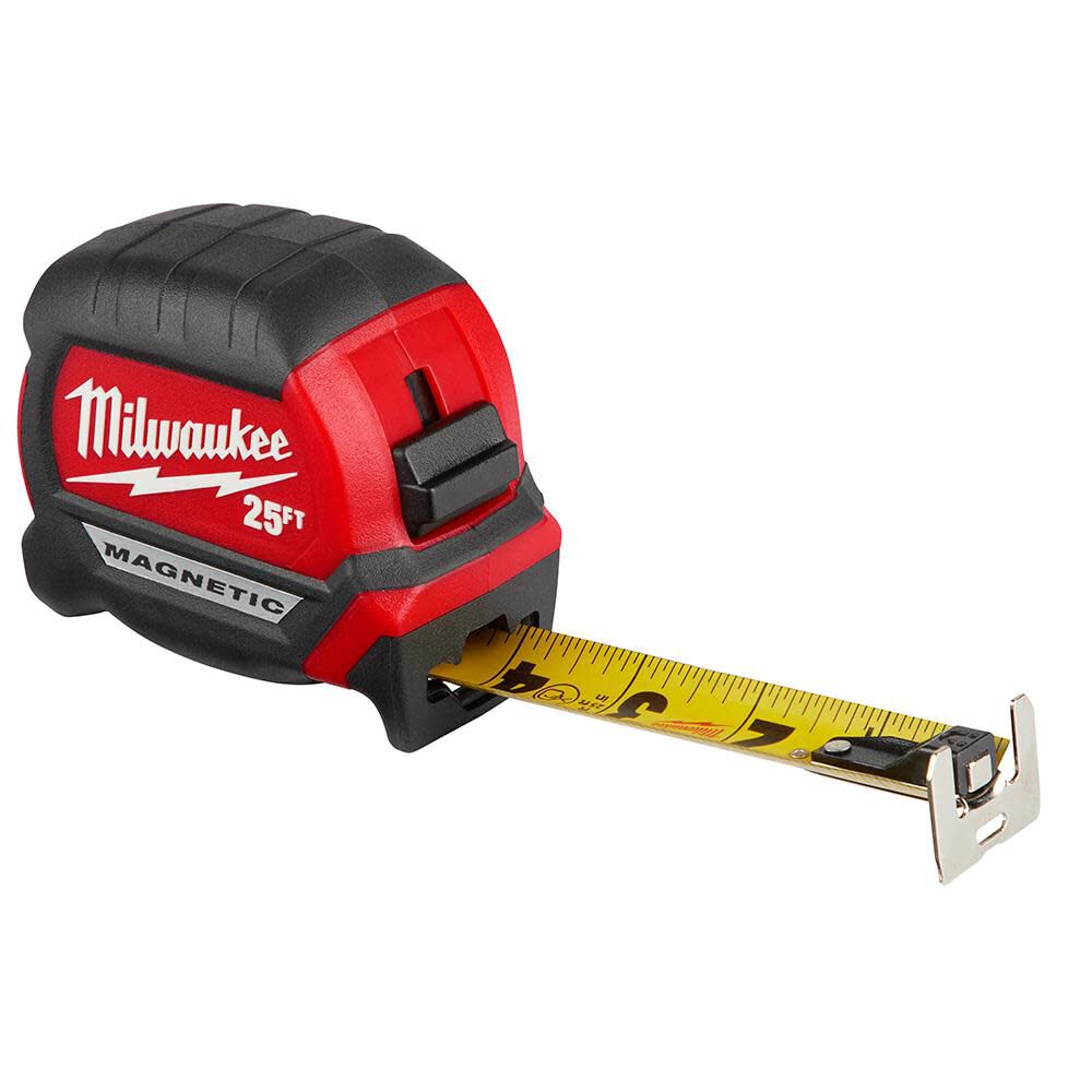 25' Compact Wide Blade Magnetic Tape Measure 2-Pack 48-22-0325G