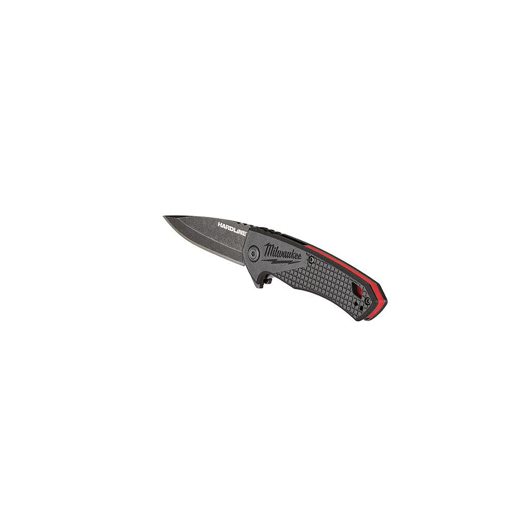 2.5 in. HARDLINE Smooth Drop Point Blade Pocket Knife 48-22-1997