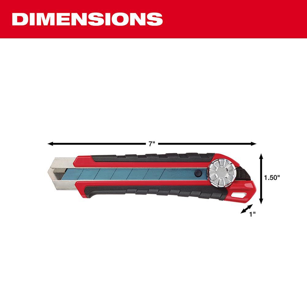 25mm Snap-Off Knife Metal Lock 48-22-1962