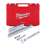 28 pc. 1/2 in. Socket Wrench Set (Metric) 48-22-9510