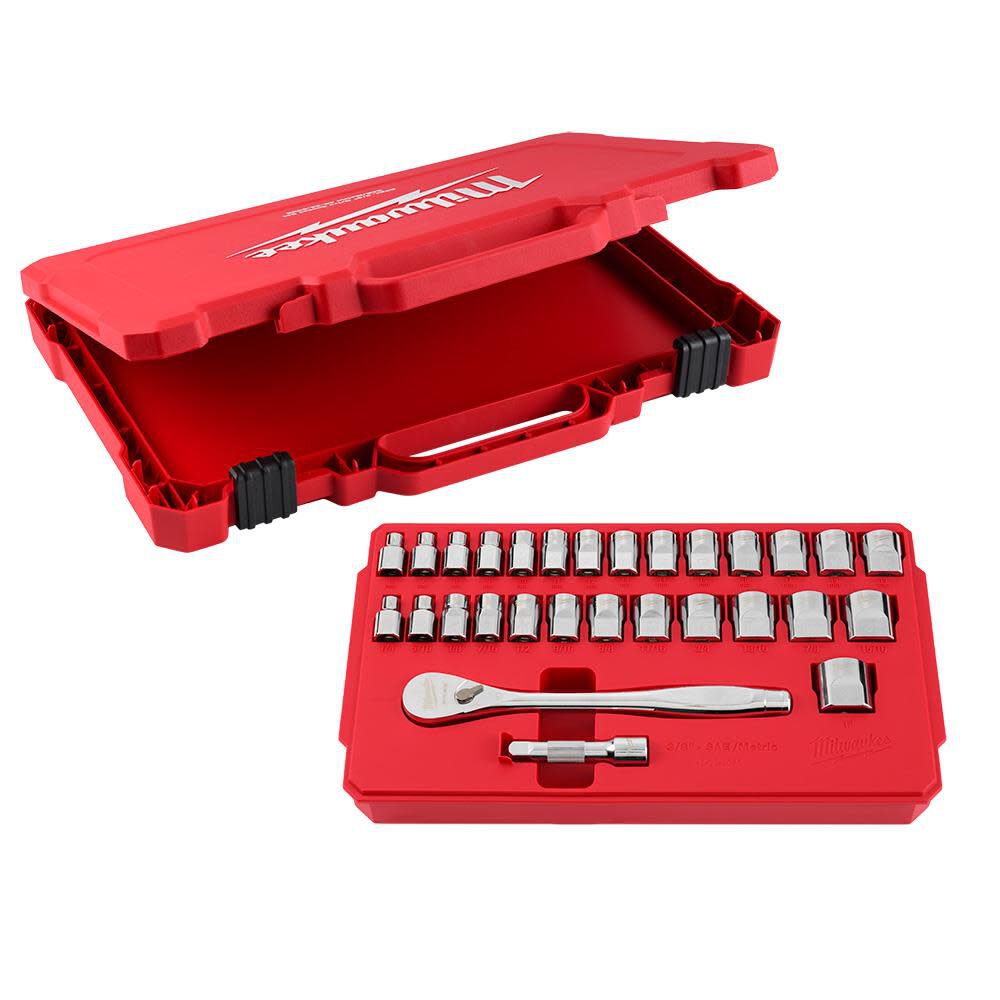 29pc Ratchet and Socket Tool Set 48-22-9088