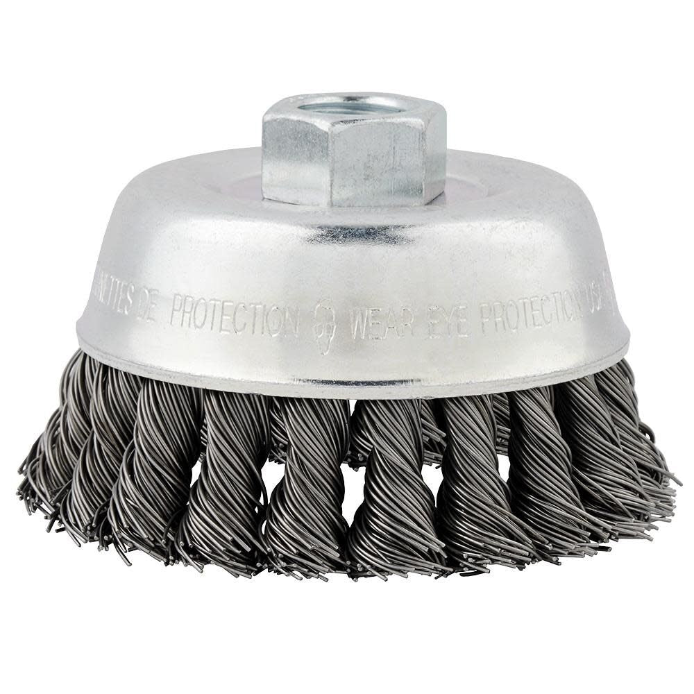 3-1/2 In. Carbon Steel Knot Wire Cup Brush 48-52-5067