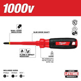 3-Piece 1000V Insulated Screwdriver Set 48-22-2202