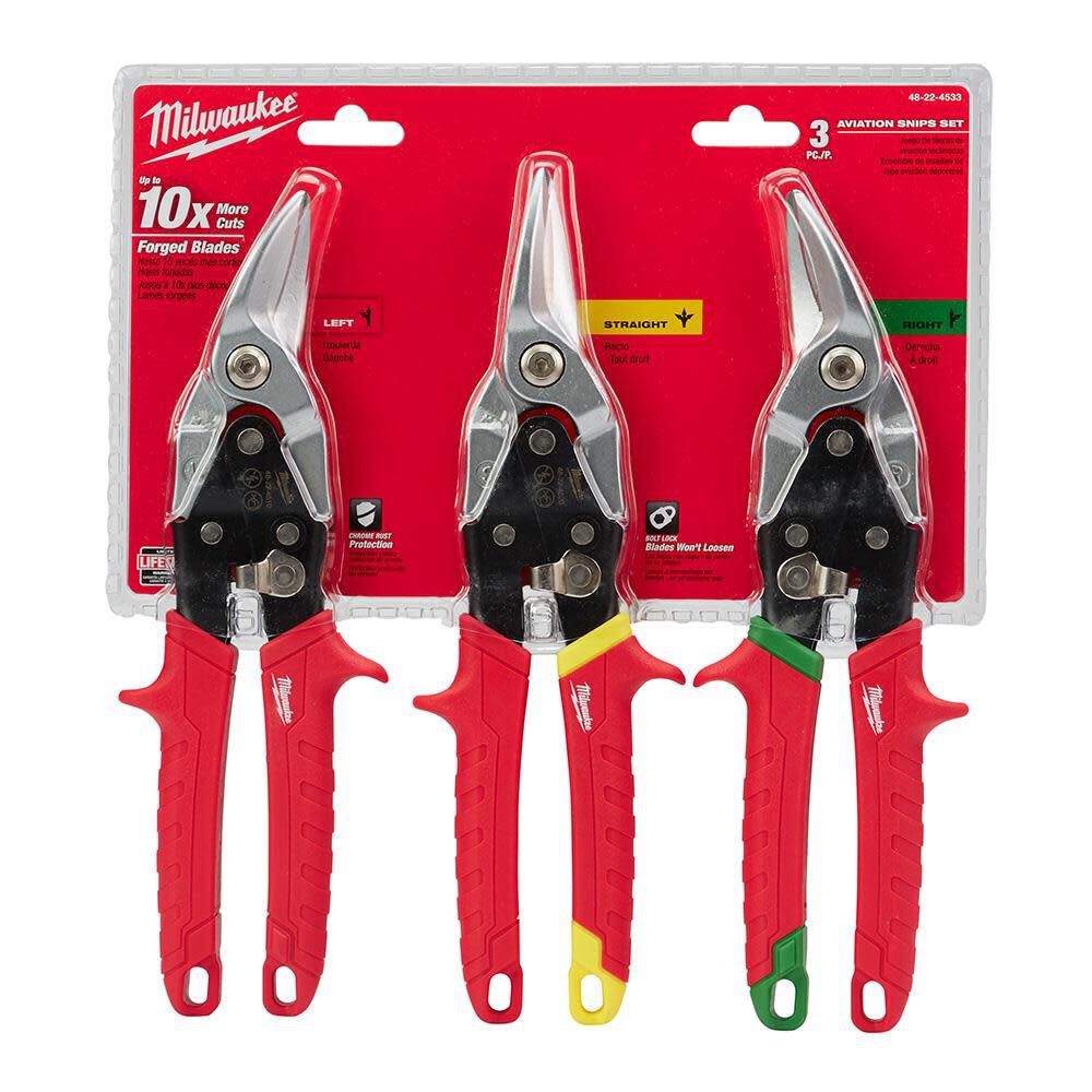 3-Piece Aviation Snip Set 48-22-4533