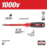 #3 Square 6 in. 1000V Insulated Screwdriver 48-22-2253