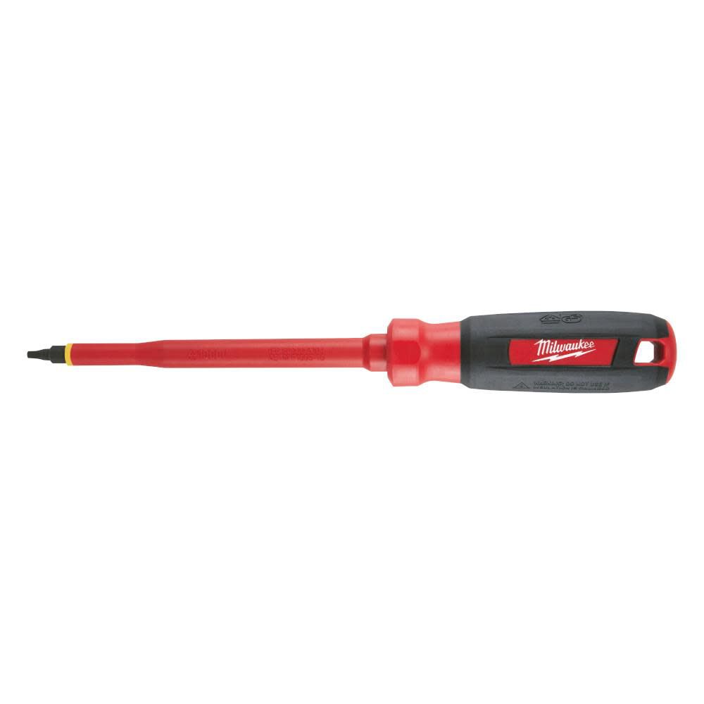 #3 Square 6 in. 1000V Insulated Screwdriver 48-22-2253