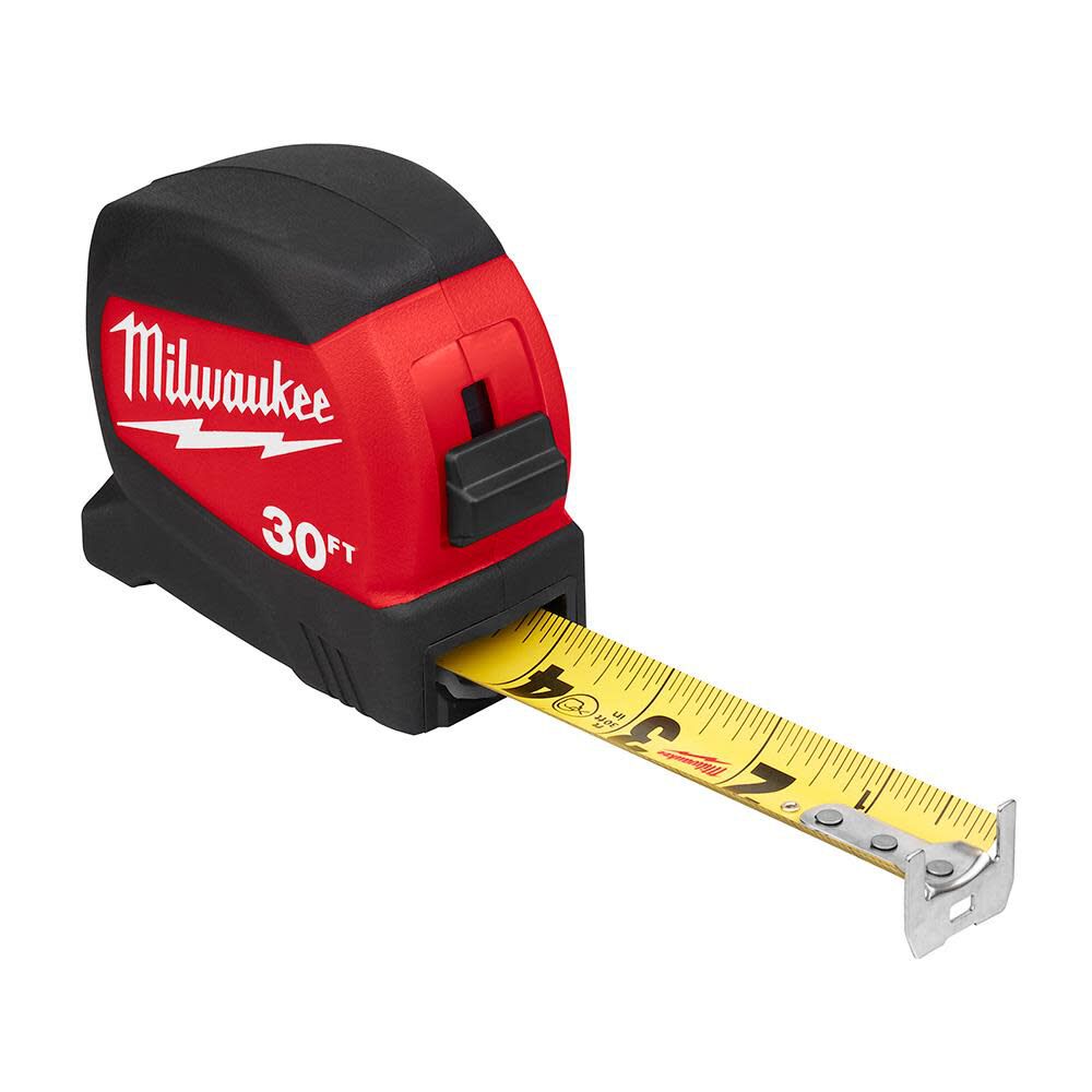 30Ft Compact Wide Blade Tape Measure 48-22-0430