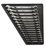 30pc SAE & Metric Combination Wrench Set 48-22-9415-9515B