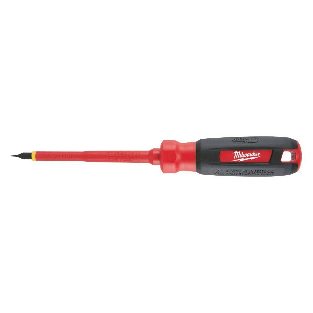 3/16 in. Cabinet 4 in. 1000V Insulated Screwdriver 48-22-2231