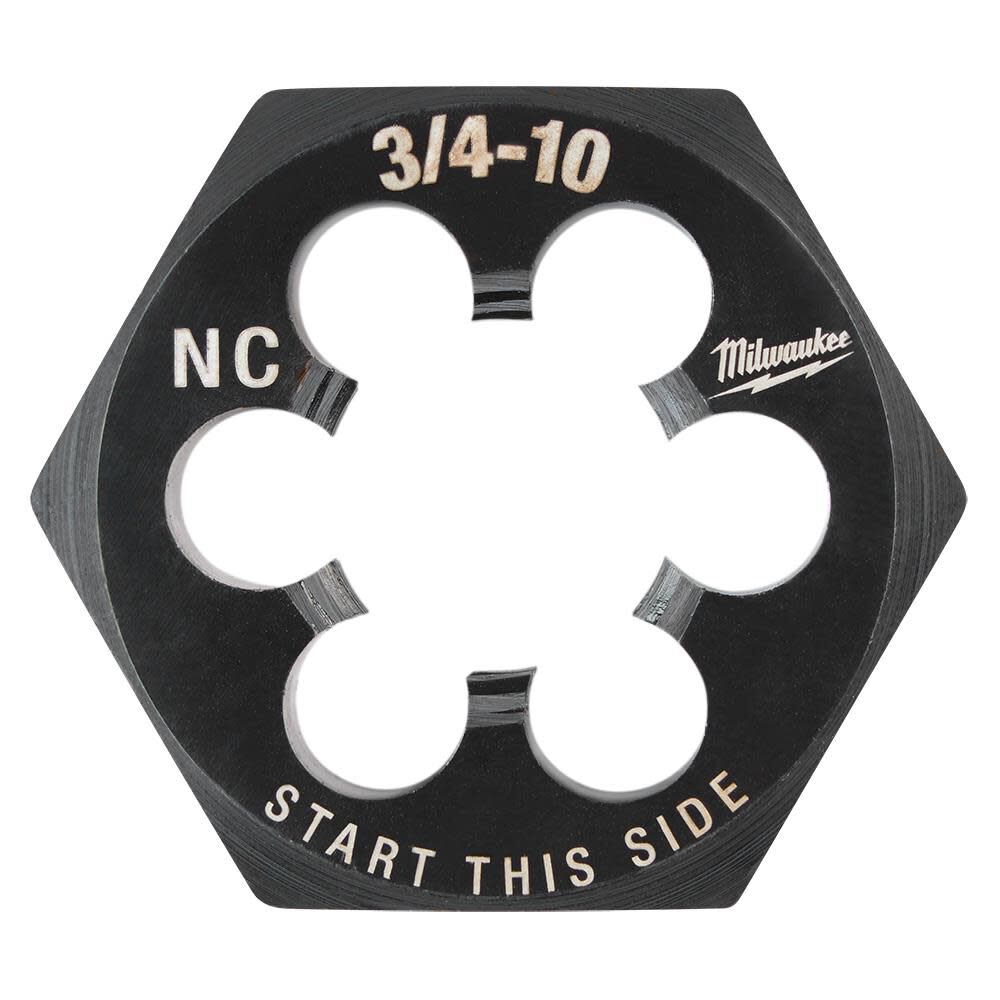 3/4 in -10 NC 1-7/16 in Hex Threading Die 49-57-5376